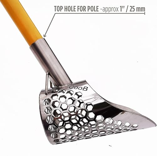 Miniatura 8 de CooB Sand Scoop Pequeño Detector de Metales Compacto Herramienta Scout V1. Herramienta de caza de detección de metales, agujeros Hehaxedron 0.394 in