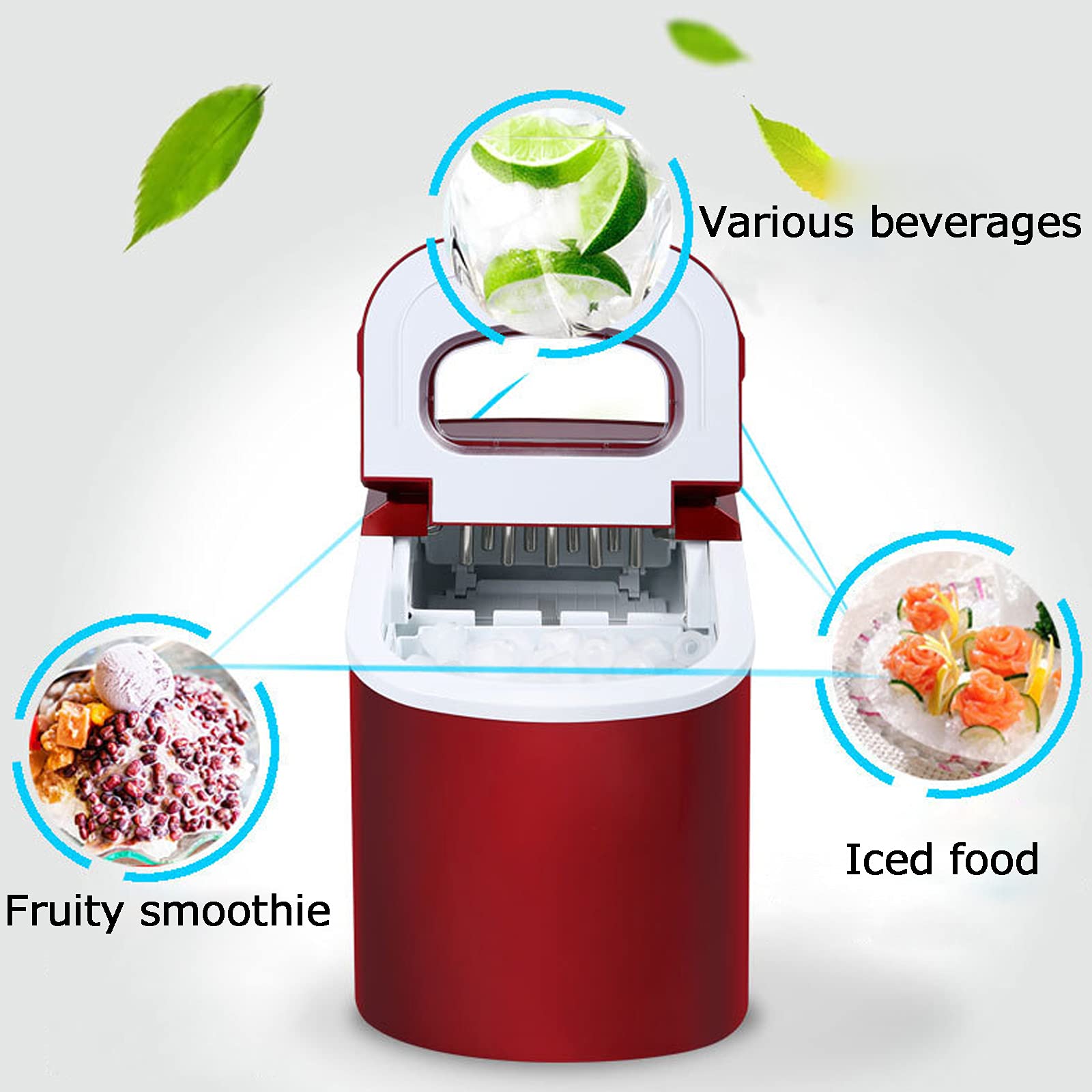 Amazon.co.jp: 製氷機 高速製氷機 自動製氷機、24時間で15kgの氷を作る