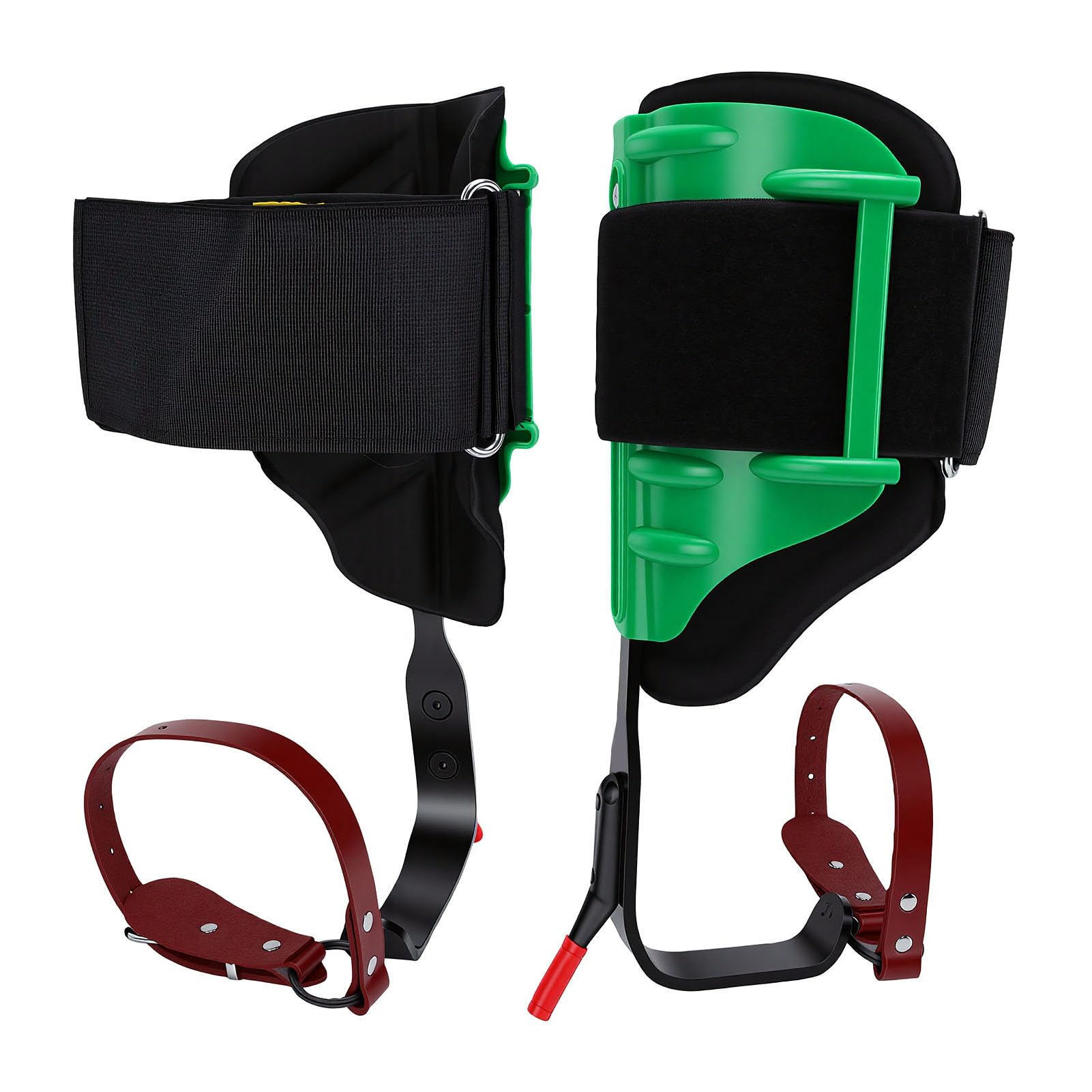 XUMIUZIY Sprzęt do Wspinania się na Drzewa Wygodne, Regulowane Kolce Ergonomiczne Narzędzie do badań Leśnych Ogrodnicy PVC + 45 Stal 96,47oz