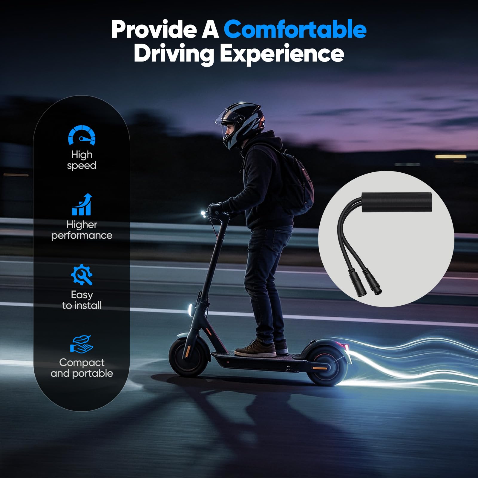 Chip Ottimizzazione, Cavo Sblocco Chip Ottimizzazione Monopattino Elettrico per Segway Ninebot ZT3 PRO D Travd 40 Km/H Cavo Sblocco velocità Senza Carico Personalizzato
