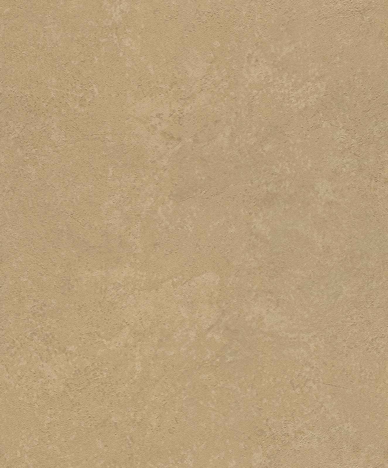 Rasch Factory V Collection 315196 Non-Woven Wallpaper Gold Metallic Plain Concrete Look Structure