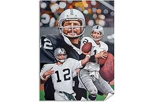 Ken Stabler Oakland Football Quarterback QB Art Print