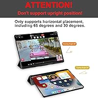 Vista 2 de MEEgoodo Funda para Samsung Galaxy Tab S9/S9 FE de 11 pulgadas 2023 con soporte para bolígrafo, funda protectora para tableta con soporte plegable +