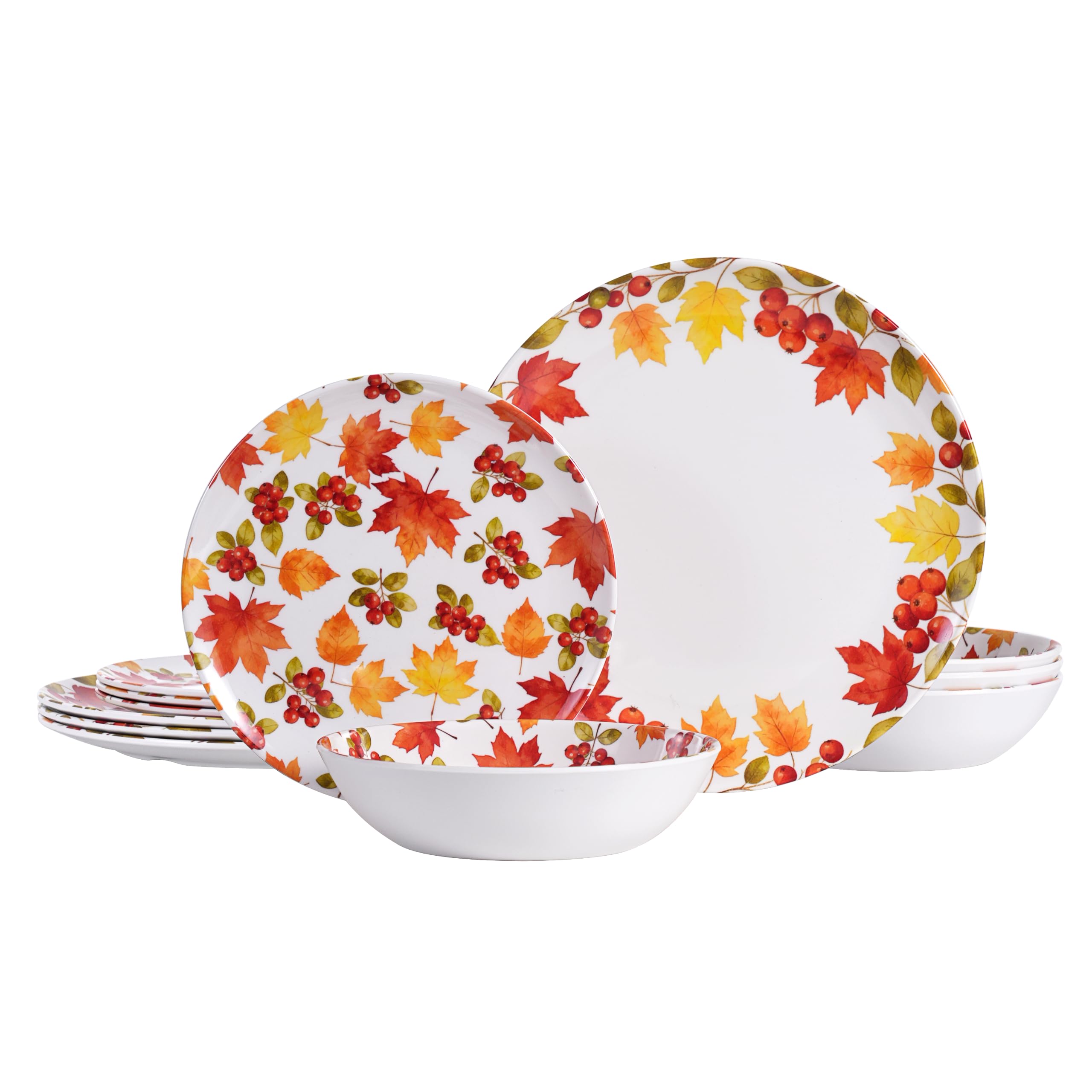 Lechoo Maple Leaf Melamine Set
