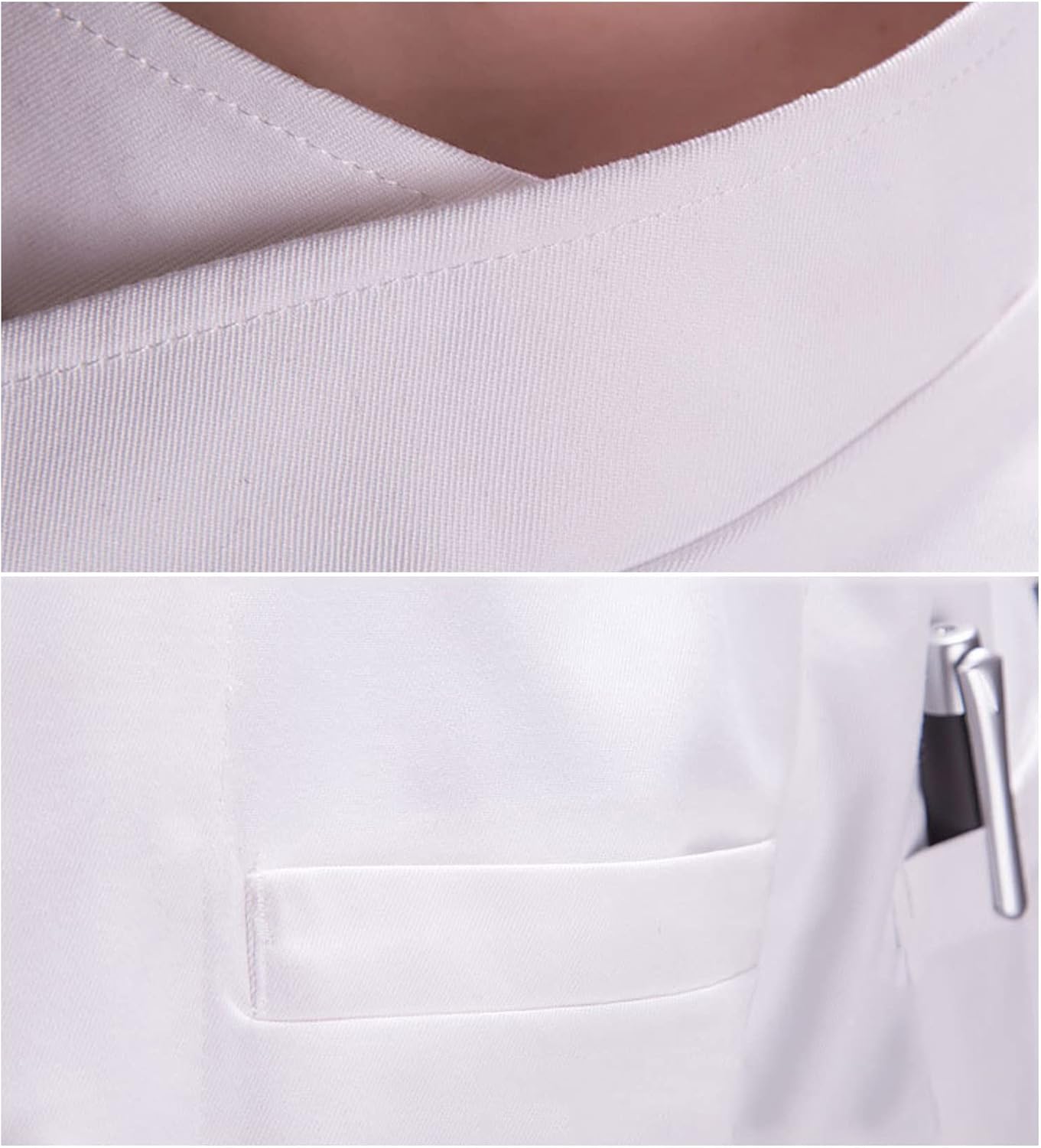 Chef Jacket Men's Basic Short Sleeve Button Chef Shirt Chef Jacket