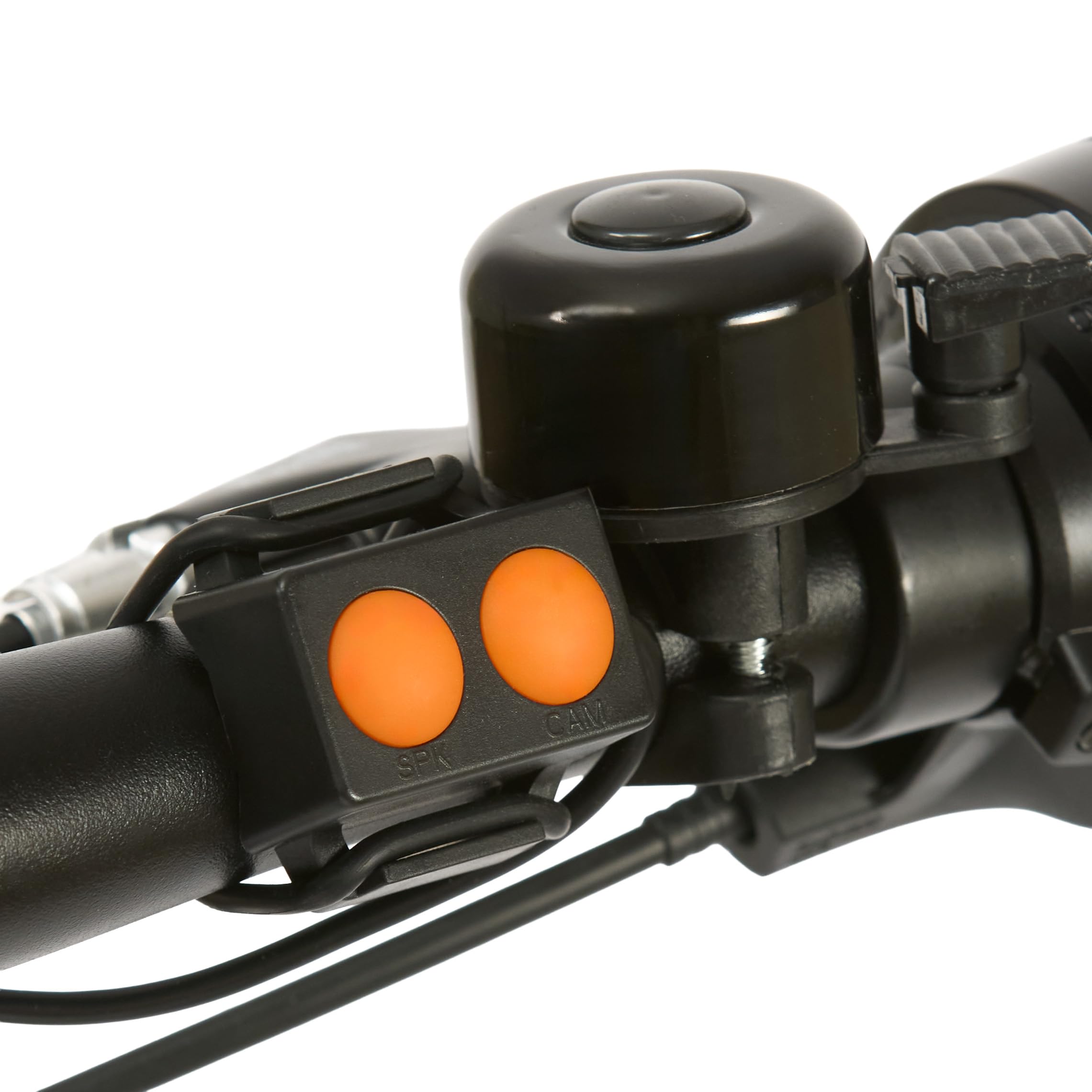 Nilox, Bike Cam 3 in 1, Action Cam Full HD con Risoluzione 1080P 30fps, Luce LED da 1000 lumen e Clacson con 5 suoni diversi, Batteria 2500 mAh, Memoria SD fino a 32 GB, Colore Nero