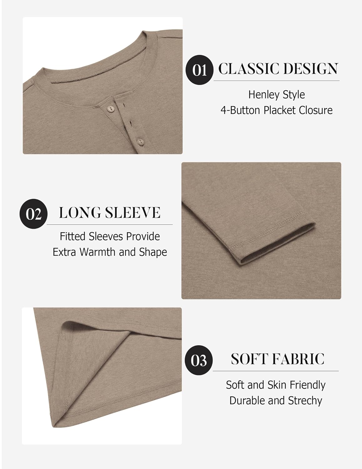 COOFANDY Camisetas masculinas Henley de manga comprida fashion slim fit 4 botões camisetas casuais básicas pulôver top em promoção! Veja a oferta e mais achadinhos de Camisetas 5 Hoje é o melhor dia para comprar COOFANDY Camisetas masculinas Henley de manga comprida fashion slim fit 4 botões camisetas casuais básicas pulôver top com aquele preço maroto! Promoção! Aproveite a oferta! 5