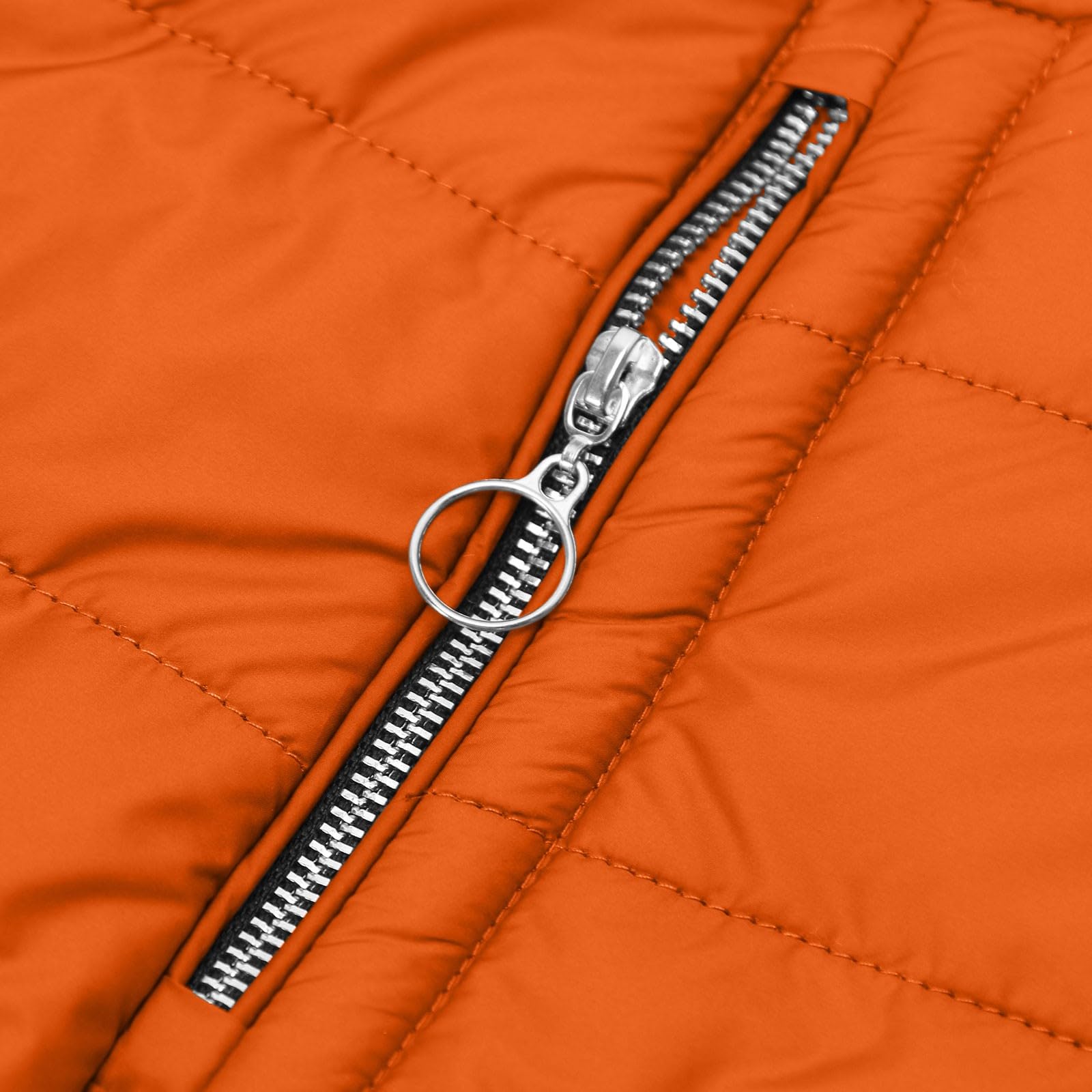 HAOLEI Abrigo Mujer Parka Invierno Chaqueta Acolchada de Forrro Polar con Capuhca Grueso y Cálido Chaquetas Cortaviento de Cremallera con Bolsillos Talla Grande Abrigo Caliente a Prueba de Viento