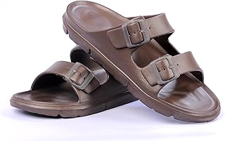 صندل مريح للجنسين من مادة ايفا بلون بني، مقاس 42/43 EU