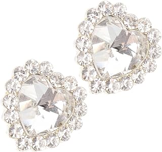 OUNONA ハート型服のボタン クラシックな裁縫用コートボタン 衣服装飾向け 家庭用 裁縫ショップ対応 2個