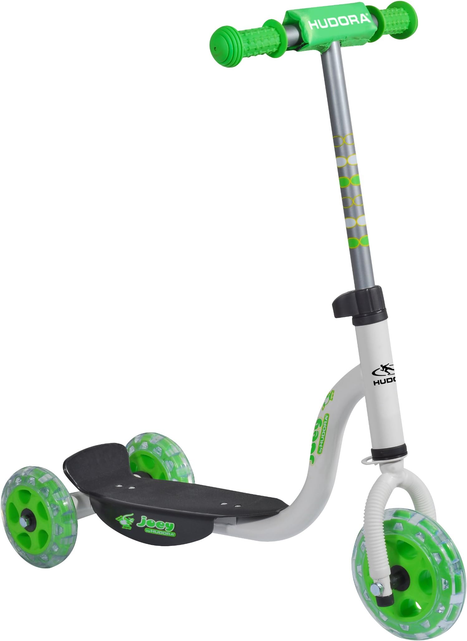 Hudora Unisex Child Joey 3.0 Kiddyscooter - White/Green, One Size