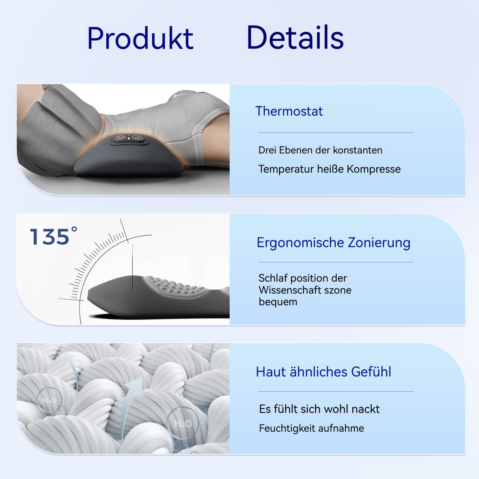 3 In 1 Massage Pad, Rückenmassagegerät Unterer Rücken Mit Wärme/Vibration/Lendenwirbelstütz Um Druck Aus Dem Unteren Rücken Zu Nehmen Und Verspannte Muskeln Zu Lockern (B)