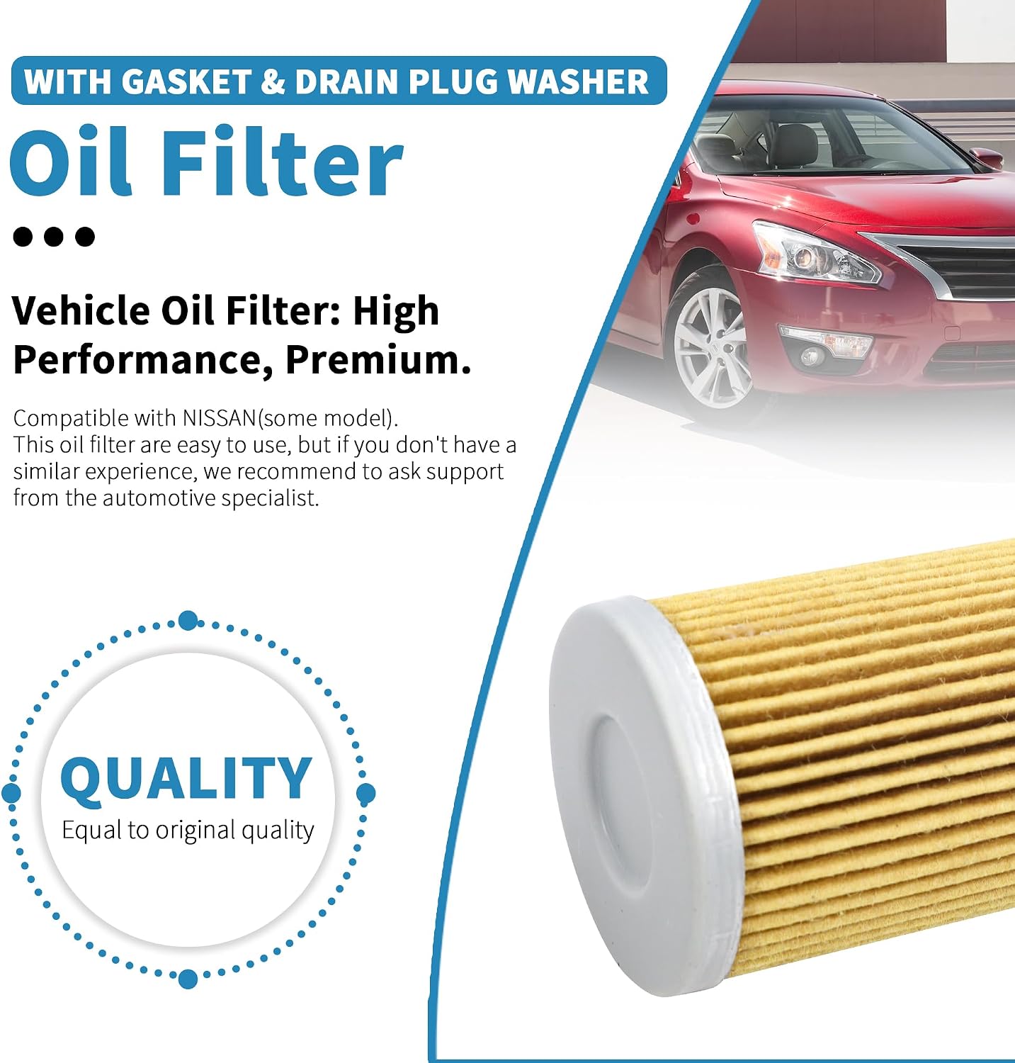 31726-28X0A Oil CVT Transmission Cooler Filter with Gasket & Drain Plug Washer Compatible with 2013-2020 Nissan Altima Maxima Murano Sentra Versa Replaces 31726-28X0A 31726-3JX0A + Drain4S