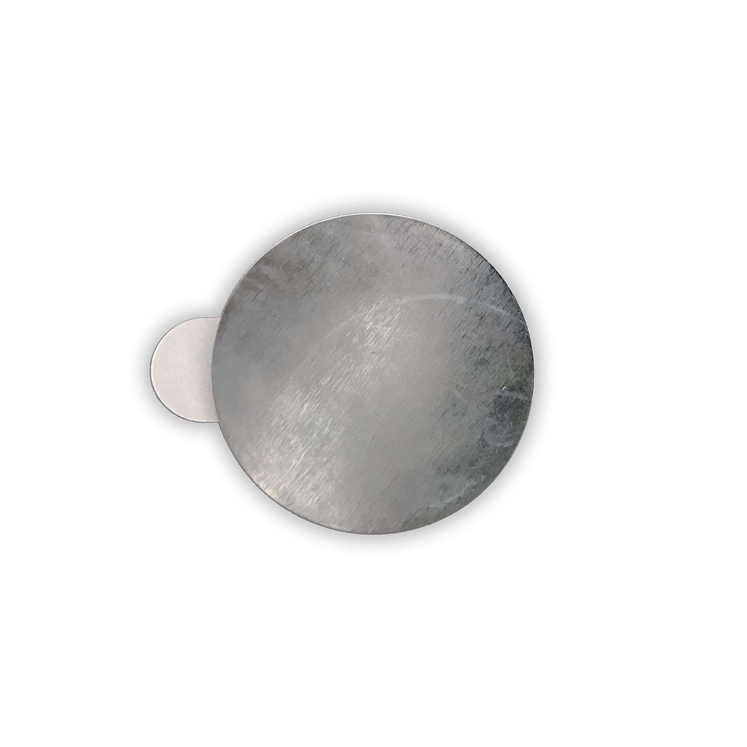 Gobrecht & Ulrich 25 x Small Self-Adhesive Round Metal Discs for Magnets (Ø 31mm, 0.3mm Height)