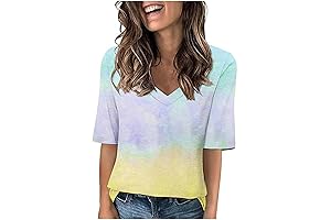 MO3 Womens Floral Printed T-shirt