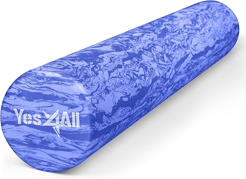 Yes4All Rodillo de espuma firme EVA para espalda, rodillo de espalda redonda para ejercicio, yoga y pilates de 12182436 pulgadas