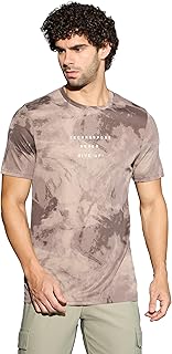 TECHNOSPORT Men's Polyester Regular Fit T-Shirt Price In India