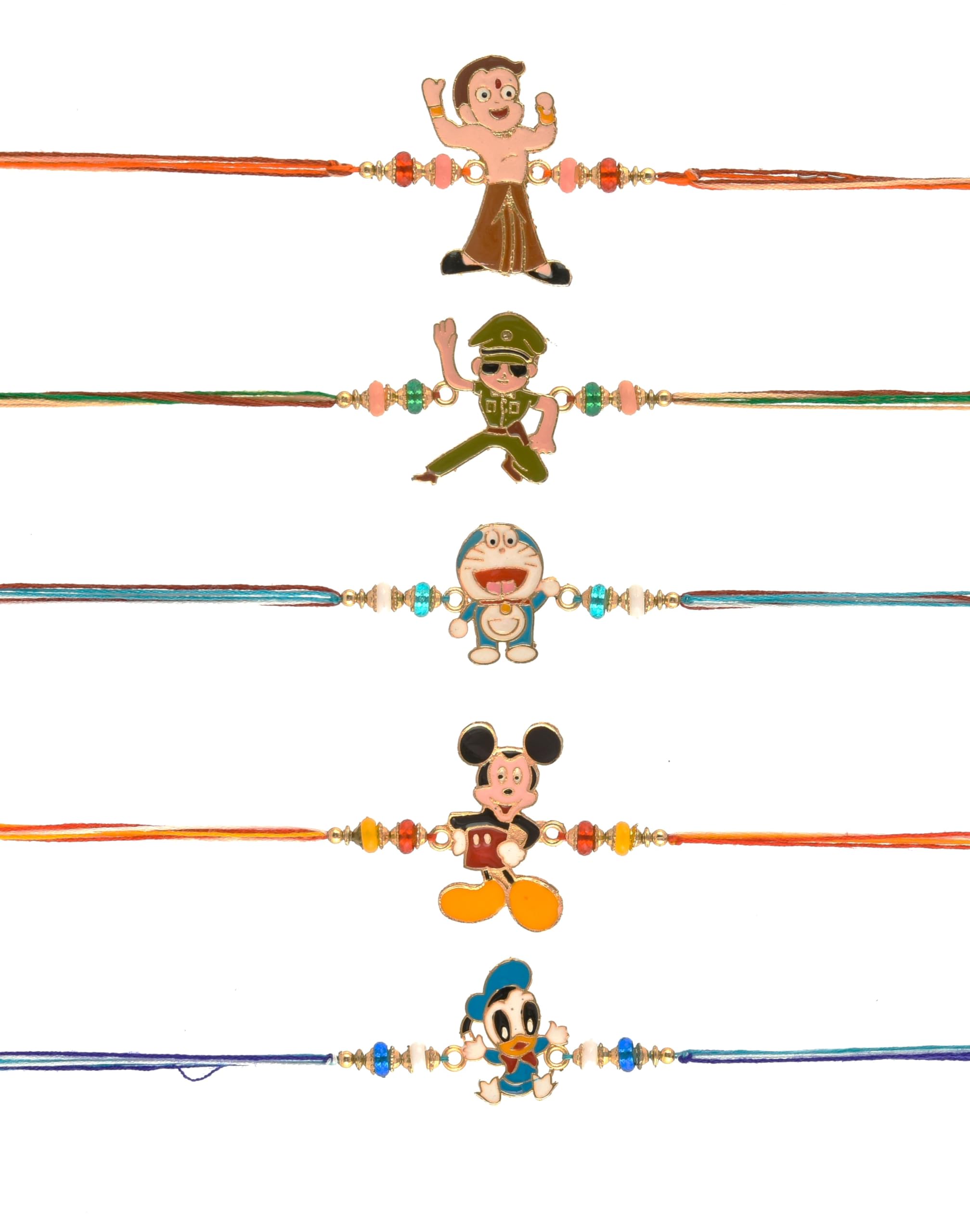 The Click India Rakhi For Kids- Kids Rakhi Pack of Cartoon Character Rakhis with Roli Chawal, Rakhi for Bro, kids, Bhaiya, Brother, Girls Boys Childrans Rakhi set Younger brother (Random Design) (B0CCL9CCRP) Amazon Price History, Amazon Price Tracker