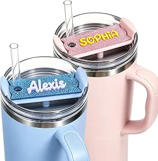 Personalized Name Plate for Stanley Custom Name Tag for 20 30 40 Oz Tumblers Lid Topper Accessories
