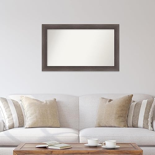 Miniatura 4 de Amanti Art Espejo personalizado, espejo de baño de madera dura, espejo de pared o espejo de tocador de baño sobre el fregadero (24.75 x 40.75