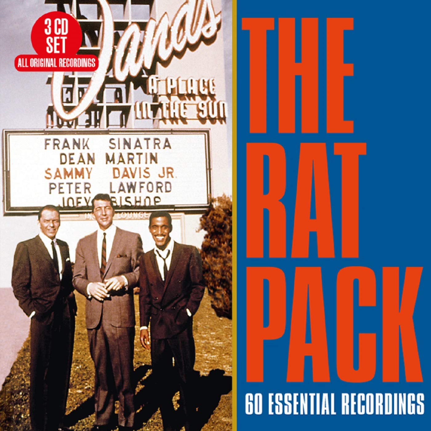 Various Artists Rat Pack 60 Essential Recordings triple CD Europe Big Three 2019
