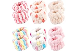 YISSION Absorbent Wrist Washbands for Makeup and Skincare