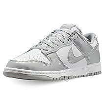 NIKE HF5441-105 Dunk Low Retro Uomo, White, LT Smoke Grey-White EU 44