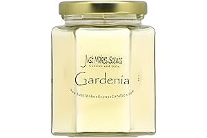 Gardenia Scented Blended Soy Candle by Just Makes Scents