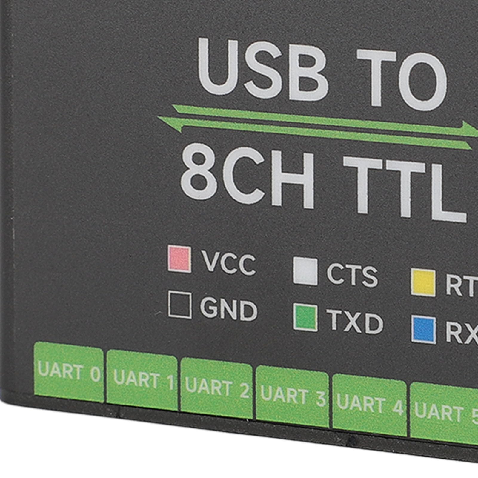 Dpofirs Convertitore da USB a TTL con Circuiti di Protezione Multipli, Livello Operativo 5 V, per Vari Sistemi Operativi, Interfaccia di Connessione Antiinversione 50PIN