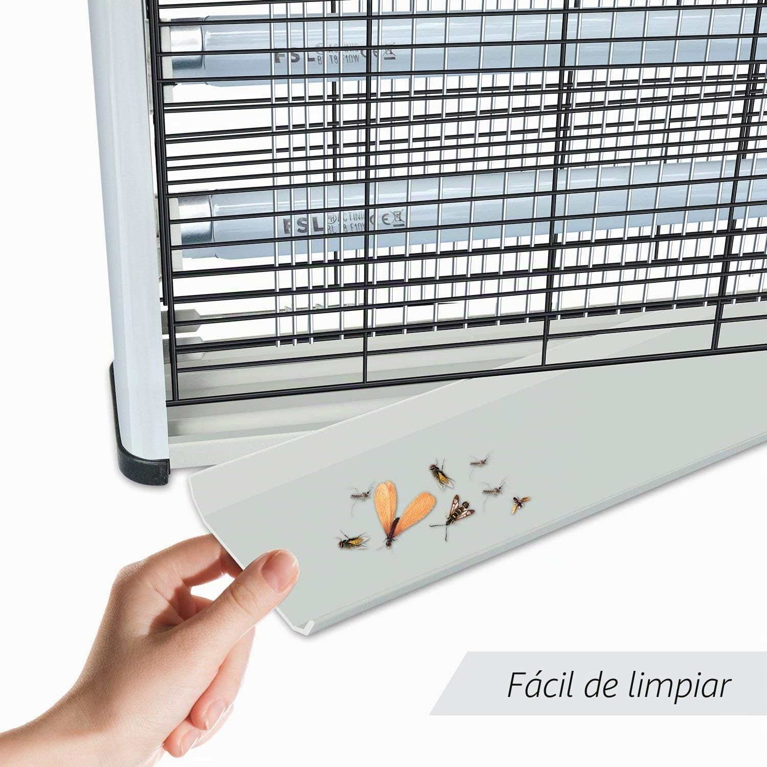 ASPECTEK Lámpara Antimosquitos Eléctrica 40W 2800V -| Lámpara UV Repelente de Mosquitos Mata Mosquitos electrico para Uso Interior