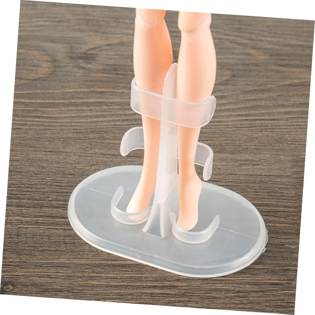 Toddmomy 1Set Portable PVC Doll Stand Display Holder for Dolls Storage to Maintain Appearance for Dress and Accessory Showcases Present