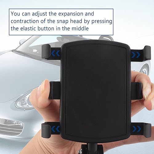Miniatura 4 de Soporte de teléfono para automóvil  Último estilo Soporte antideslizante giratorio de 900 para salpicadero, visera solar, espejo retrovisor en