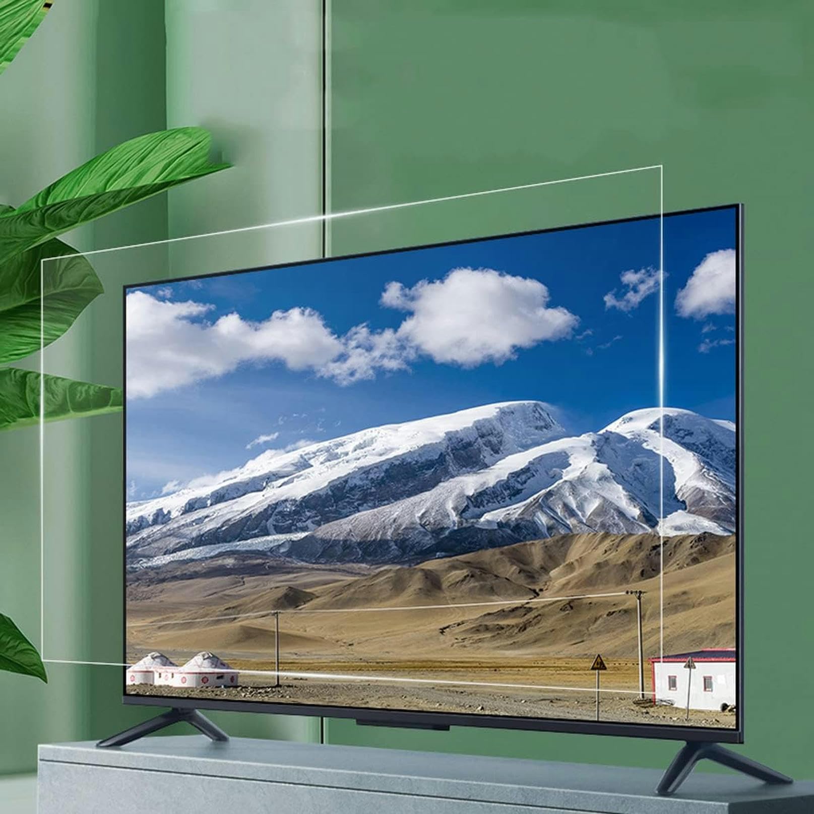 Protector de pantalla de TV, filtro antideslumbrante y antiluz azul, a prueba de polvo, antiarañazos, para pantallas LCD, LED, 4K OLED y QLED
