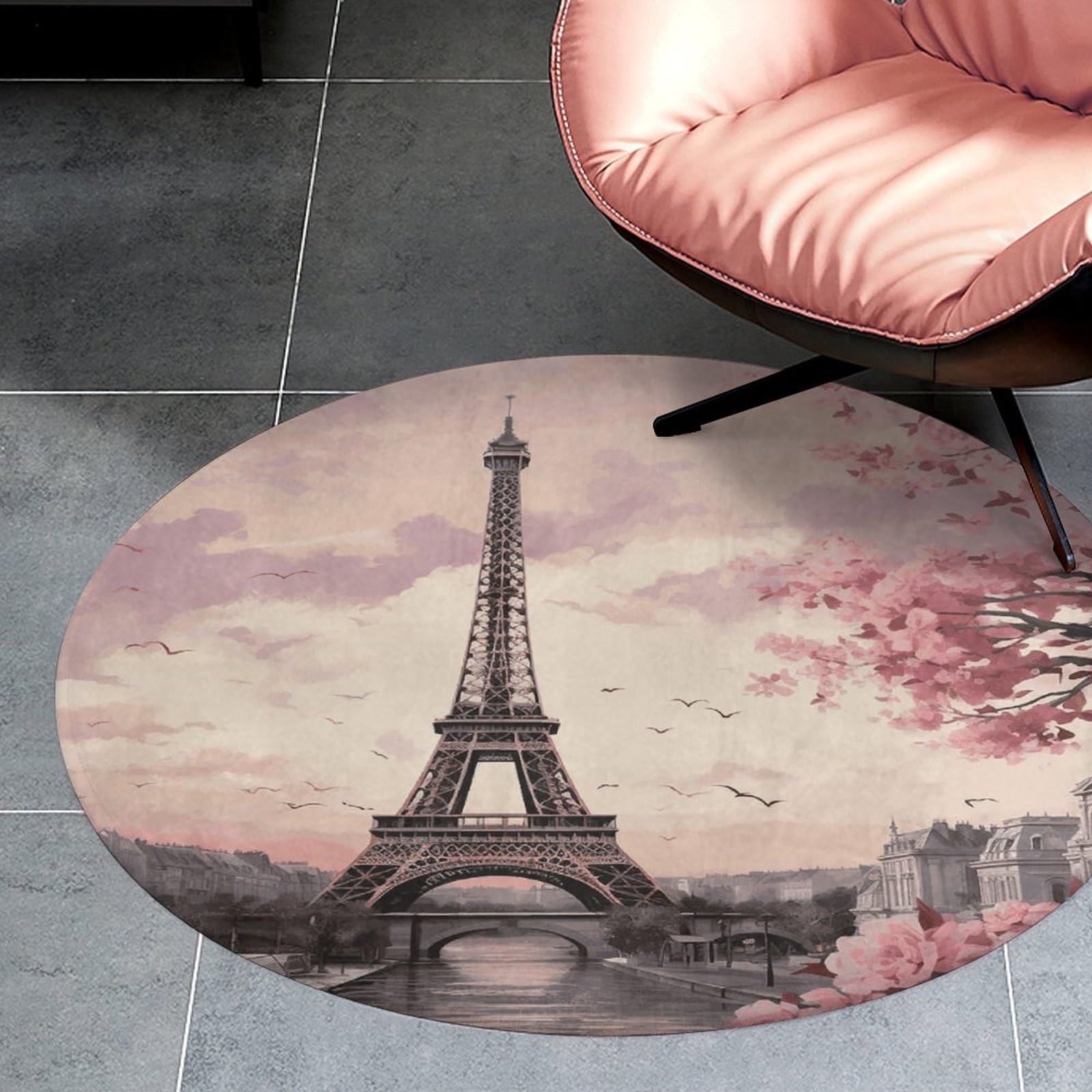Tapis de salle de bain en peluche absorbante d'eau avec envers antidérapant
