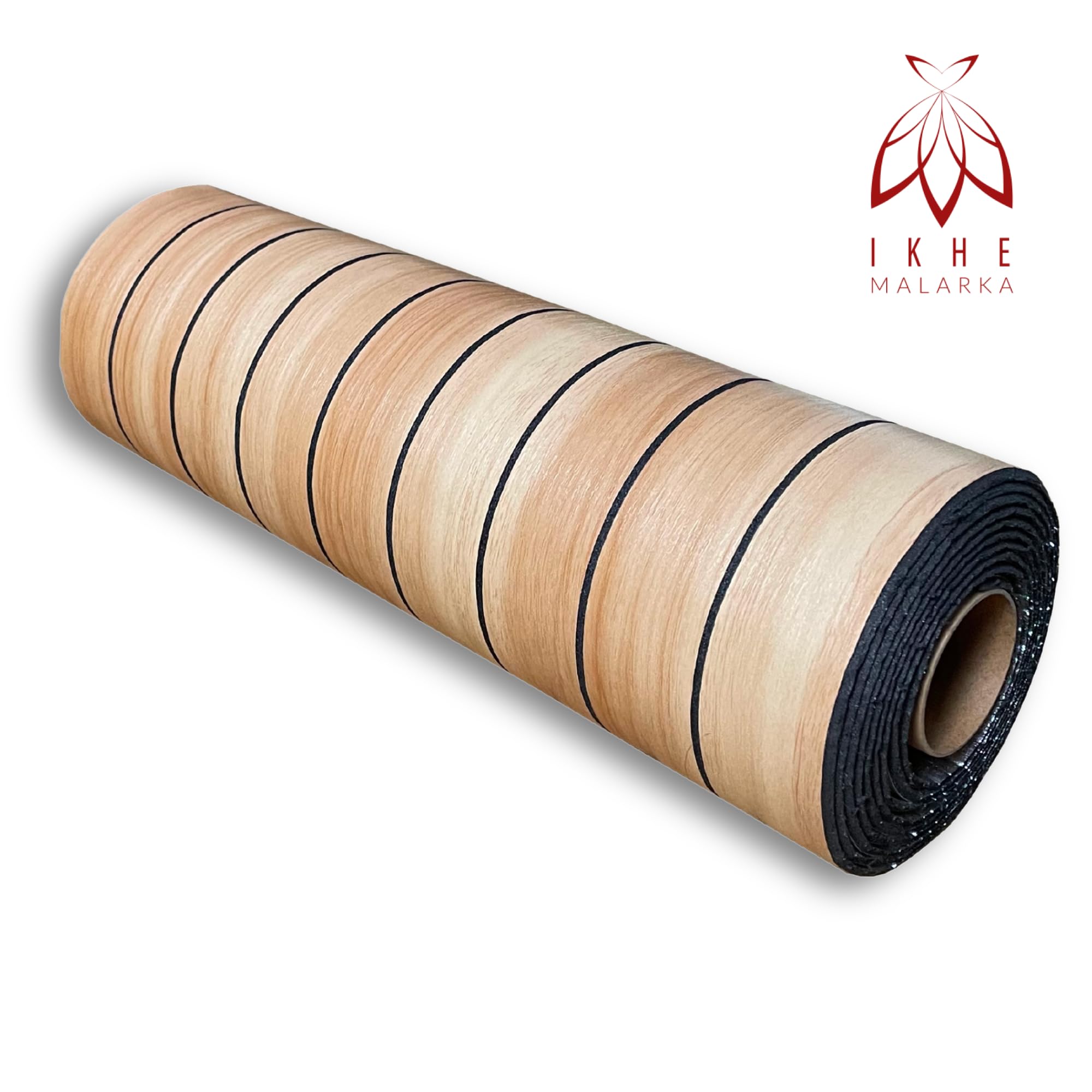 Lamelles décoratives auto-adhésives en rouleau [aspect bois] – 40x300 cm – Revêtement mural en mousse PE + PVC, hydrofuge et résistant aux chocs – Panneaux muraux 3D, épaisseur : 2,8 mm, 1,2 m² (R01)