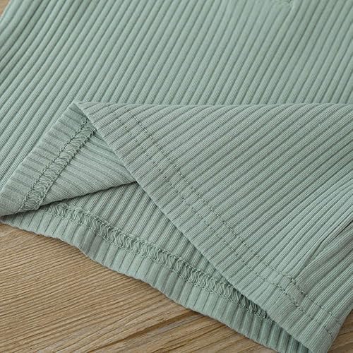 Miniatura 3 de Amuhou Unisex Baby Short Sleeve T-shirts and Shorts Sets Stripe for Newborn Infant Toddler Boy Girls