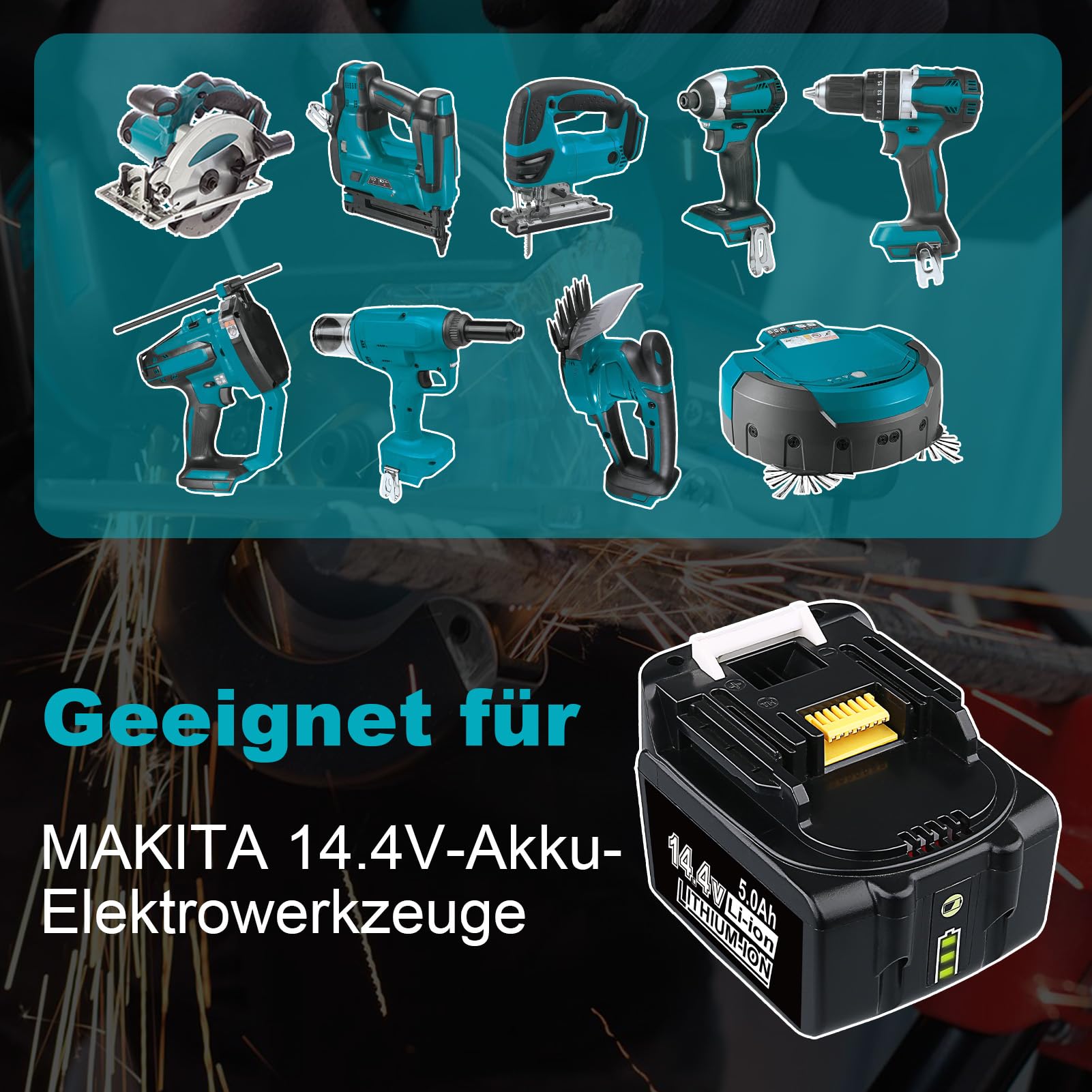 2 unidades BL1840B 18 V 4.0 Ah batería de repuesto para Makita batería 18 V compatible con batería Makita BL1850 BL1860 BL1850B BL1840 BL1860B