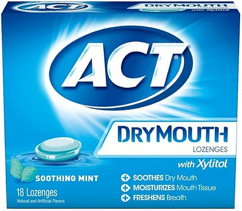 ACT Dry Mouth - Pastillas calmantes de menta 18 unidades (paquete de 2)