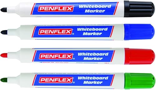 Penflex WB15 Whiteboard Markers 4-Piece Set