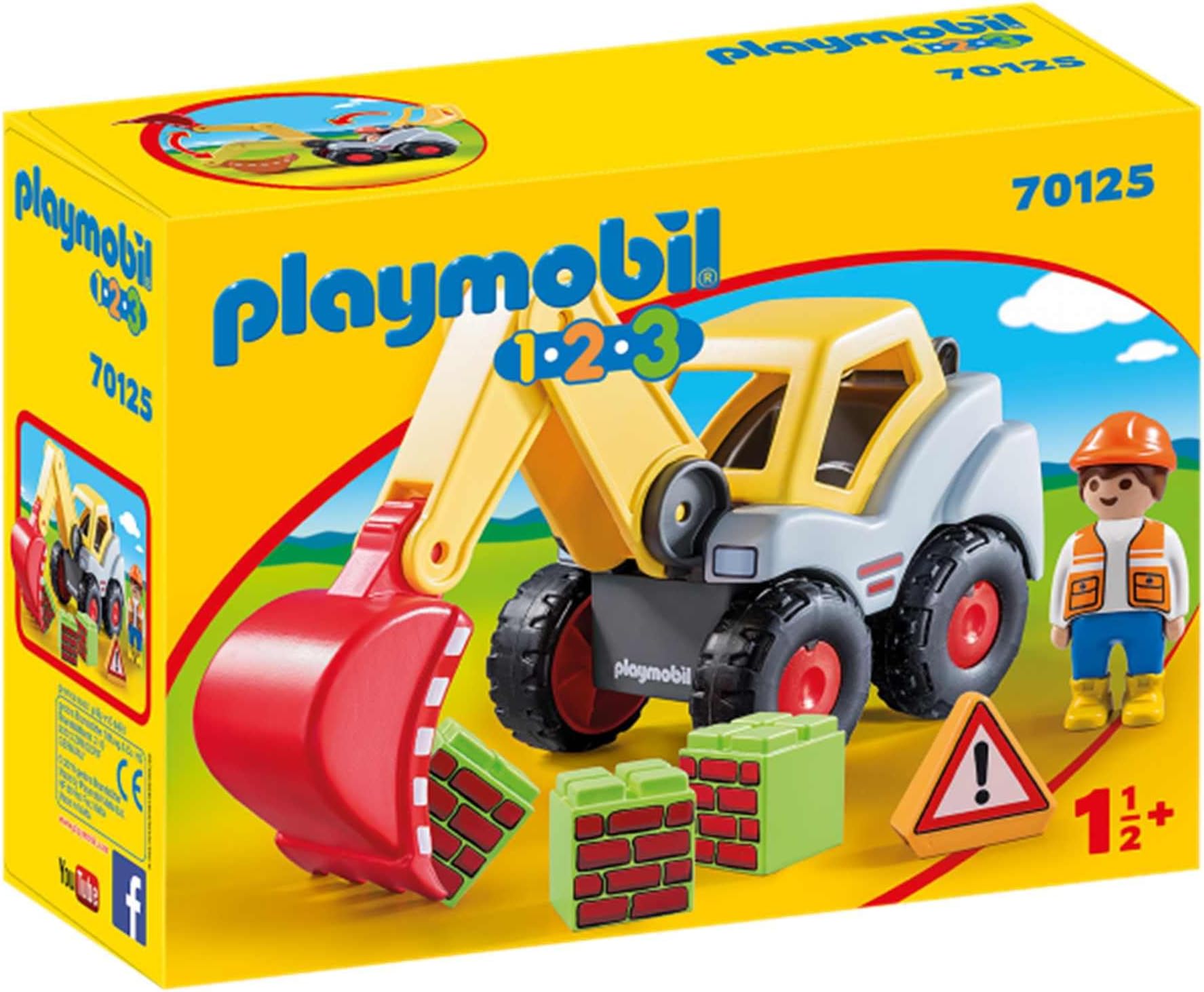 Playmobil1.2.3 Shovel Excavator