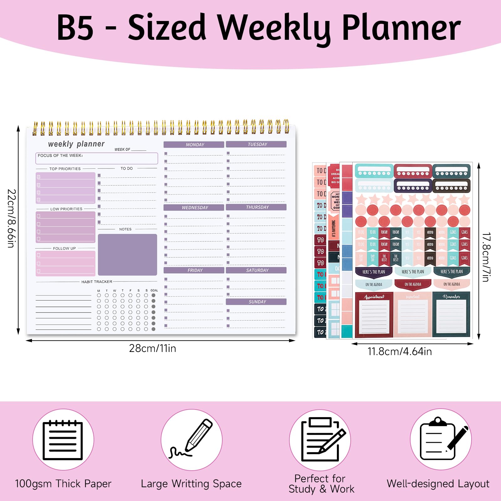 Weekly Planner To Do List Pad - Image 4