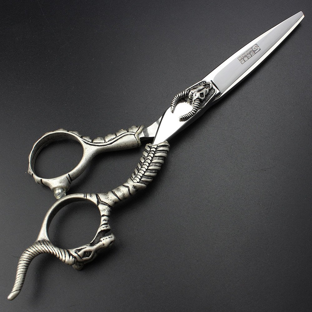 5.5/6-inch Professional Hair Clippers, Stainless Steel Sharp Hair Clippers, Specialized for Hairdressers (5.5 inch Cutting Scissors) - Image 2