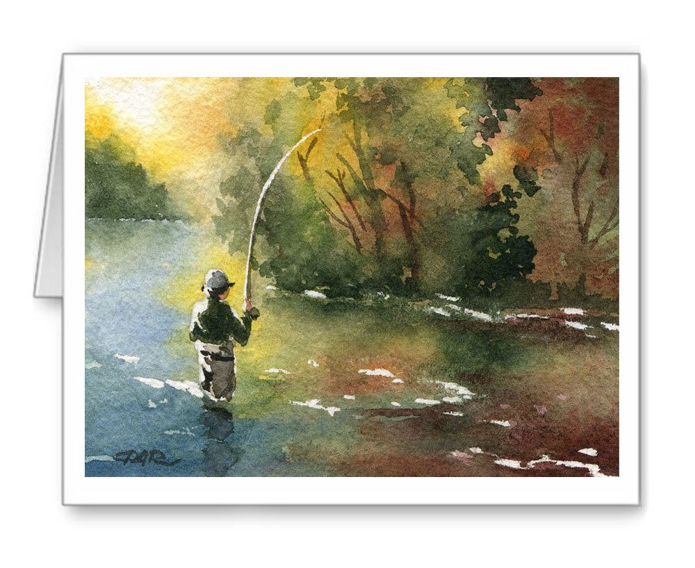 DJ Rogers Fine Art Perfect Drift Set of 10 Fly Fishing