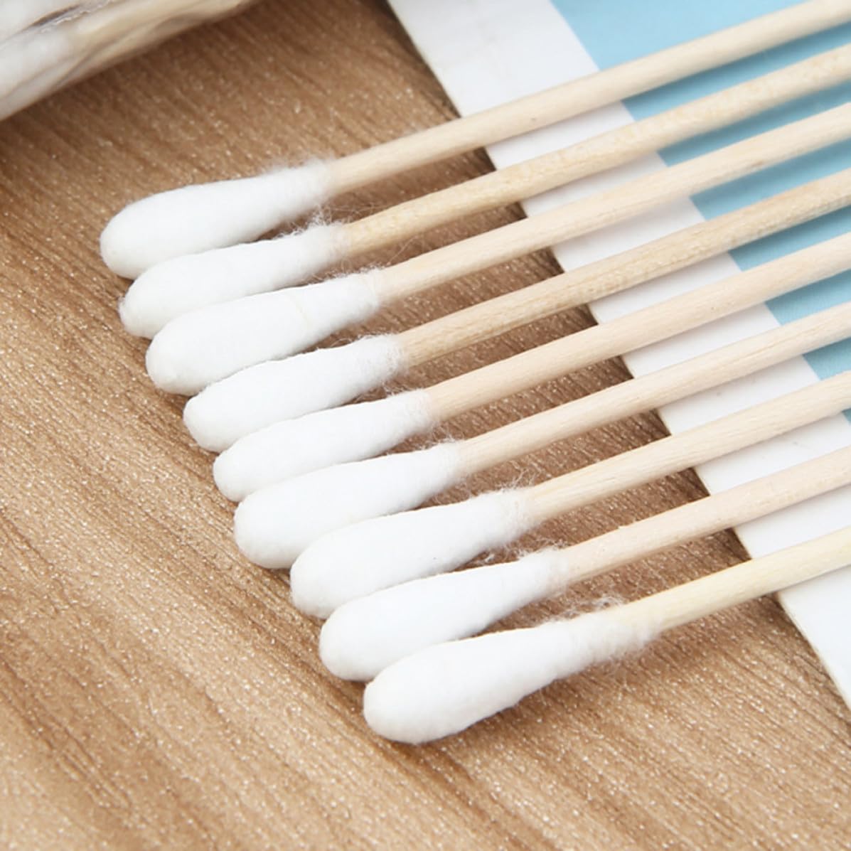 Cotton Swabs Cotton Stick 4 Packs Single Head Pet Cleaning Wooden image 5
