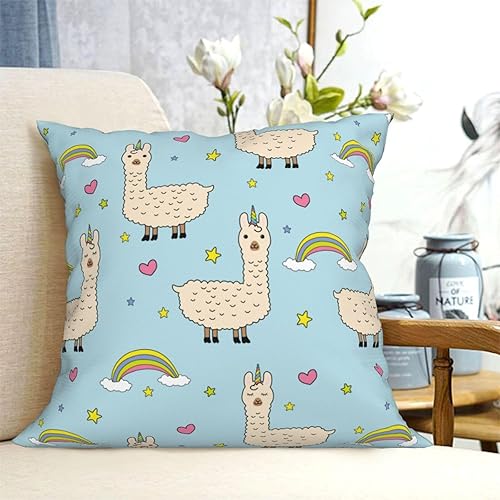 Miniatura 4 de Aimeryup Fundas de almohada decorativas de 12 x 12 pulgadas, diseño de llama azul, arcoíris, fundas de cojín decorativas para sala, fundas de