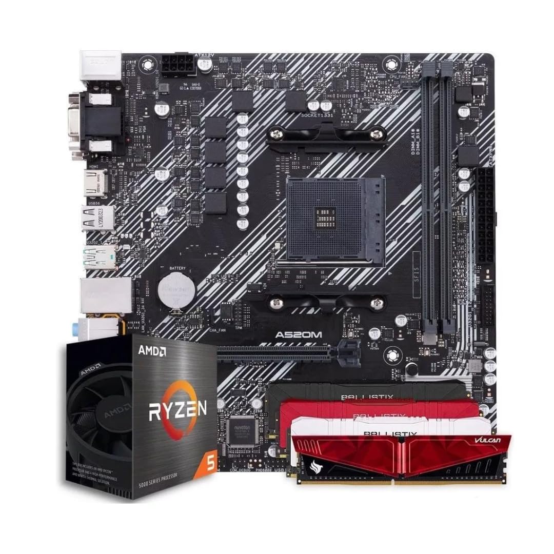 Kit Upgrade AMD Ryzen 5 5500 + AM4 A520M + 16GB DDR4 3200MHZ