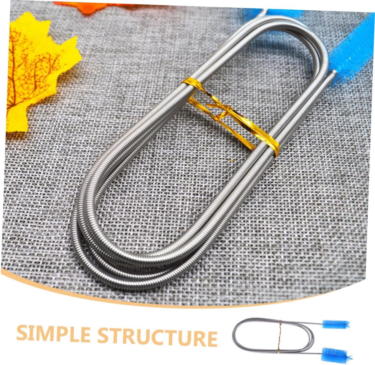 TIDTALEO 2pcs Tank Cleaning Brushes Multi-Functional and Tool for Aquarium and Hose Cleaning Flexible Design for Easy Corner Access