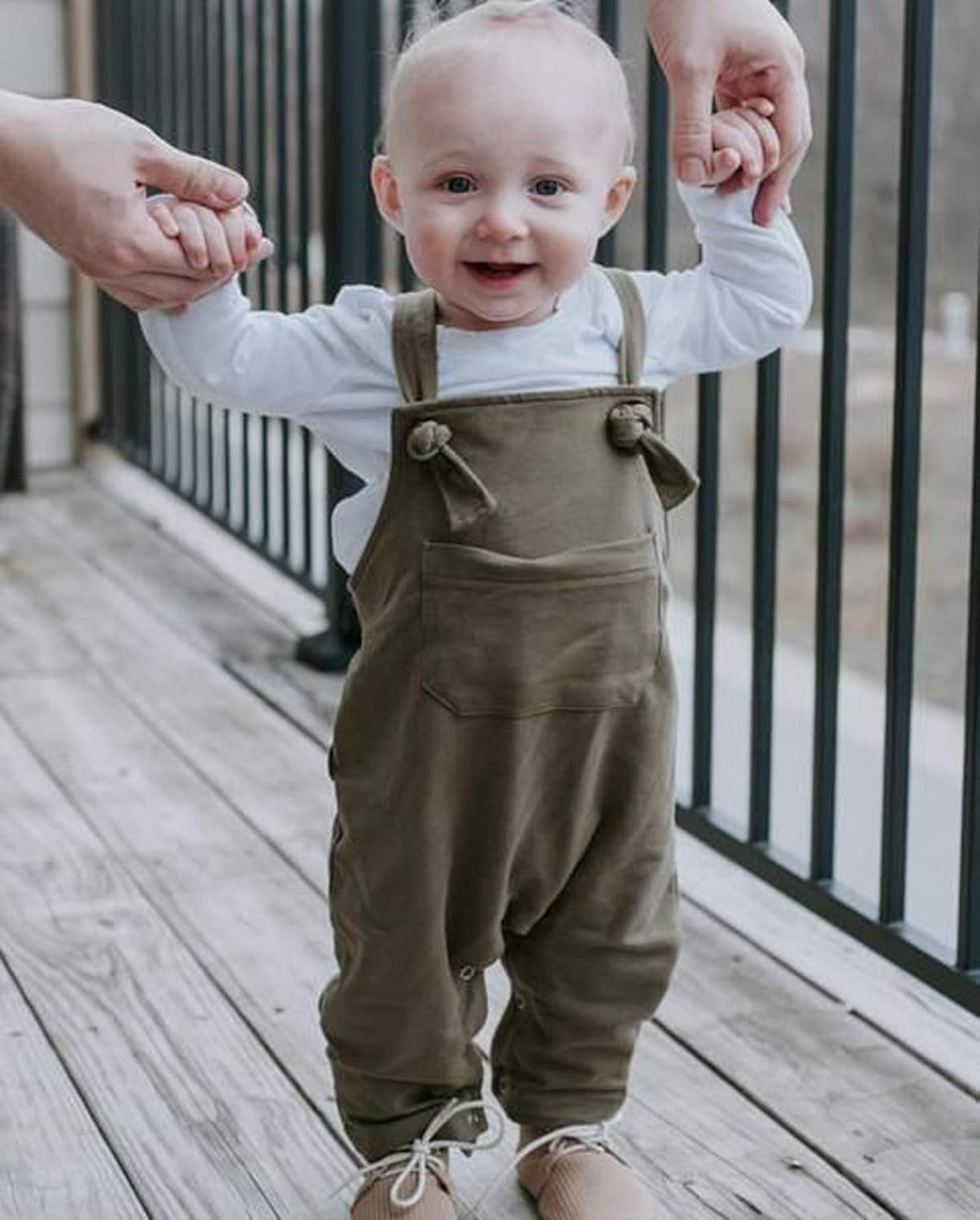 Yunersea Newborn Baby Toddler Girl Boy Basic Plain Pocket Bib Overalls Cotton Overall Pants: Clothing, Shoes & Jewelry