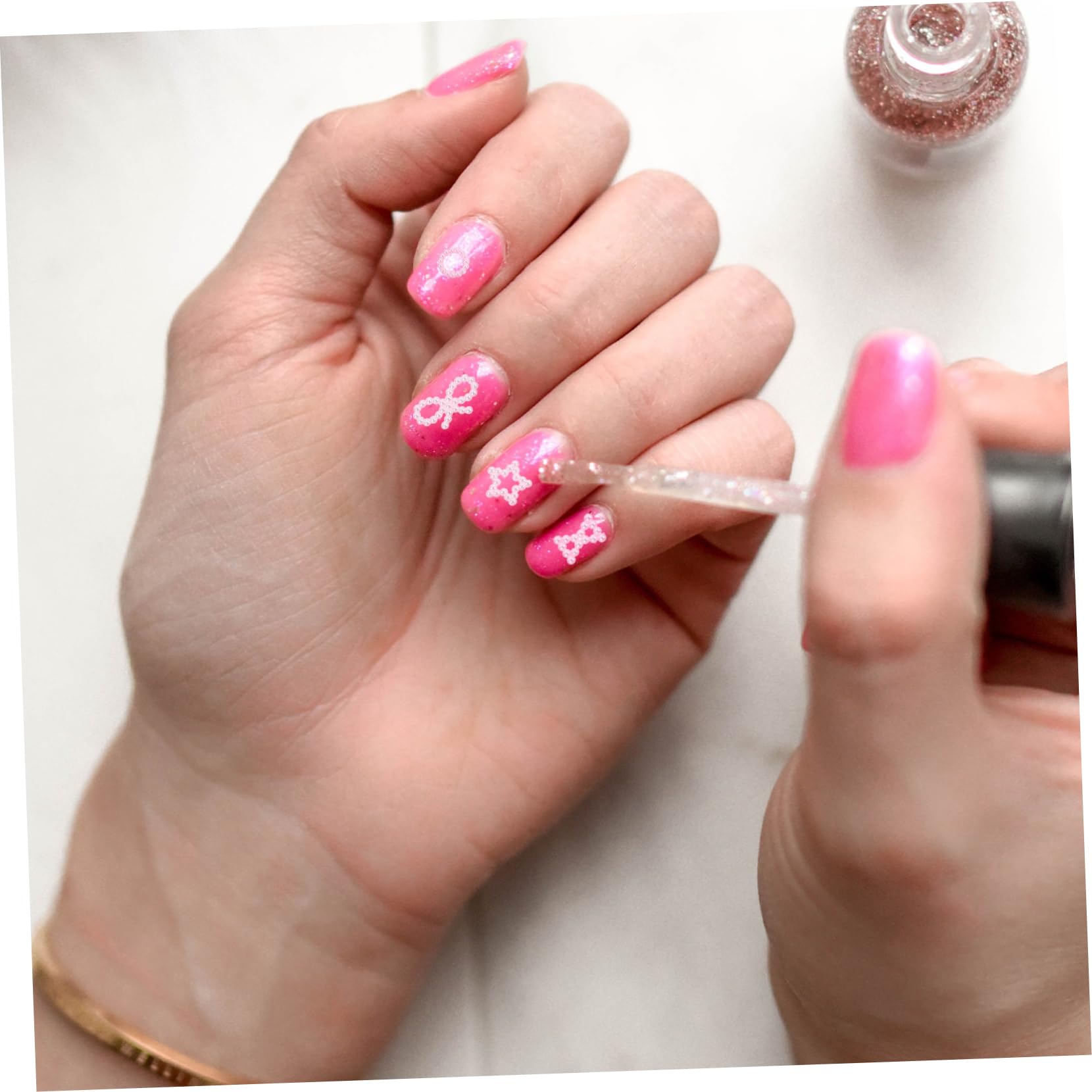 NULYLU Nail Art Charms Kit Pearl Gems and Small Decorations for Women's Manicure