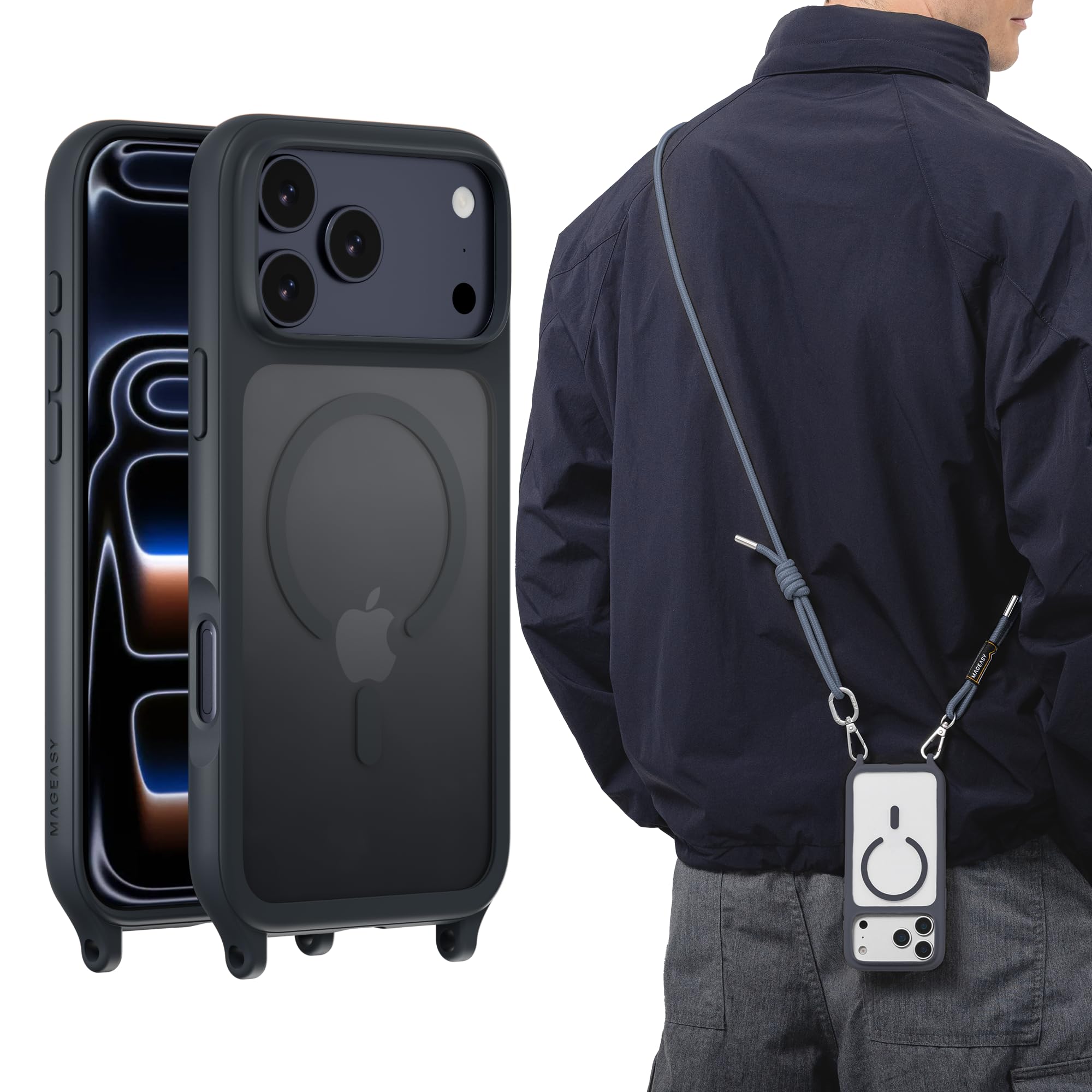 【新品】 iPhone 17 Pro ケース 2WAY【MAGEASY】 Amazon.co.jp: 【MagEasy】 iPhone 17 Pro 対応 ケース クリア